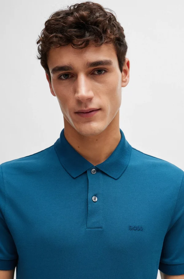 ⁦Polo H.Boss logo brodé⁩ - الصورة ⁦10⁩