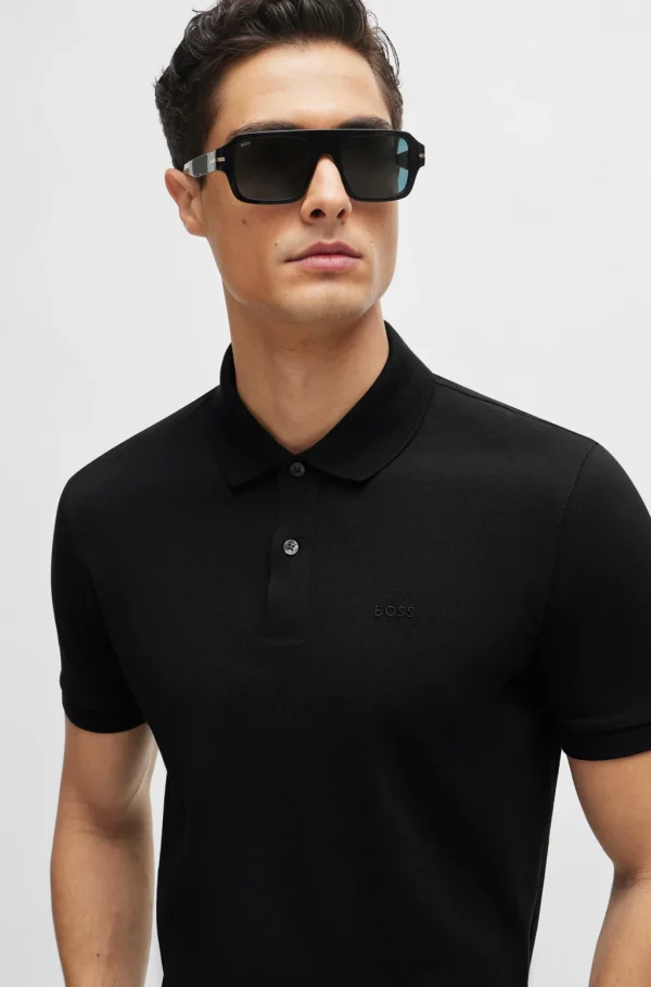 ⁦Polo H.Boss logo brodé⁩ - الصورة ⁦13⁩