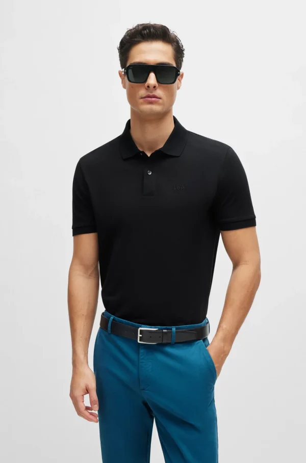 ⁦Polo H.Boss logo brodé⁩ - الصورة ⁦12⁩