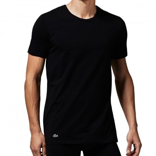 pack 3 t-shirt col rond noir- sous chemise