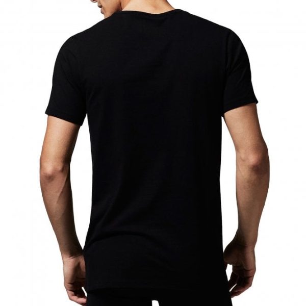 pack 3 t-shirt col rond noir- sous chemise – Image 2