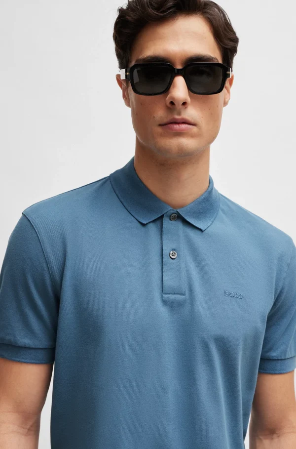⁦Polo H.Boss logo brodé⁩ - الصورة ⁦8⁩