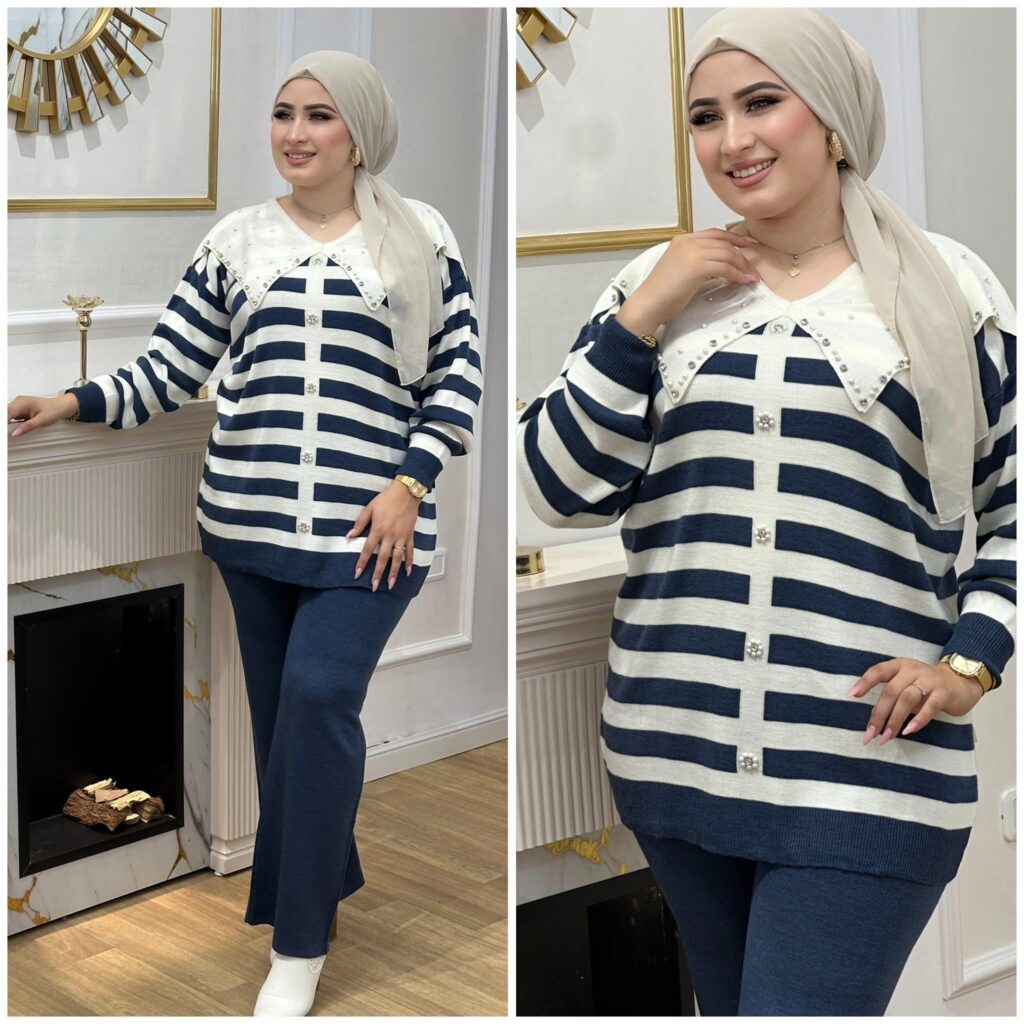 Ensemble laine rayer avec pâte C07