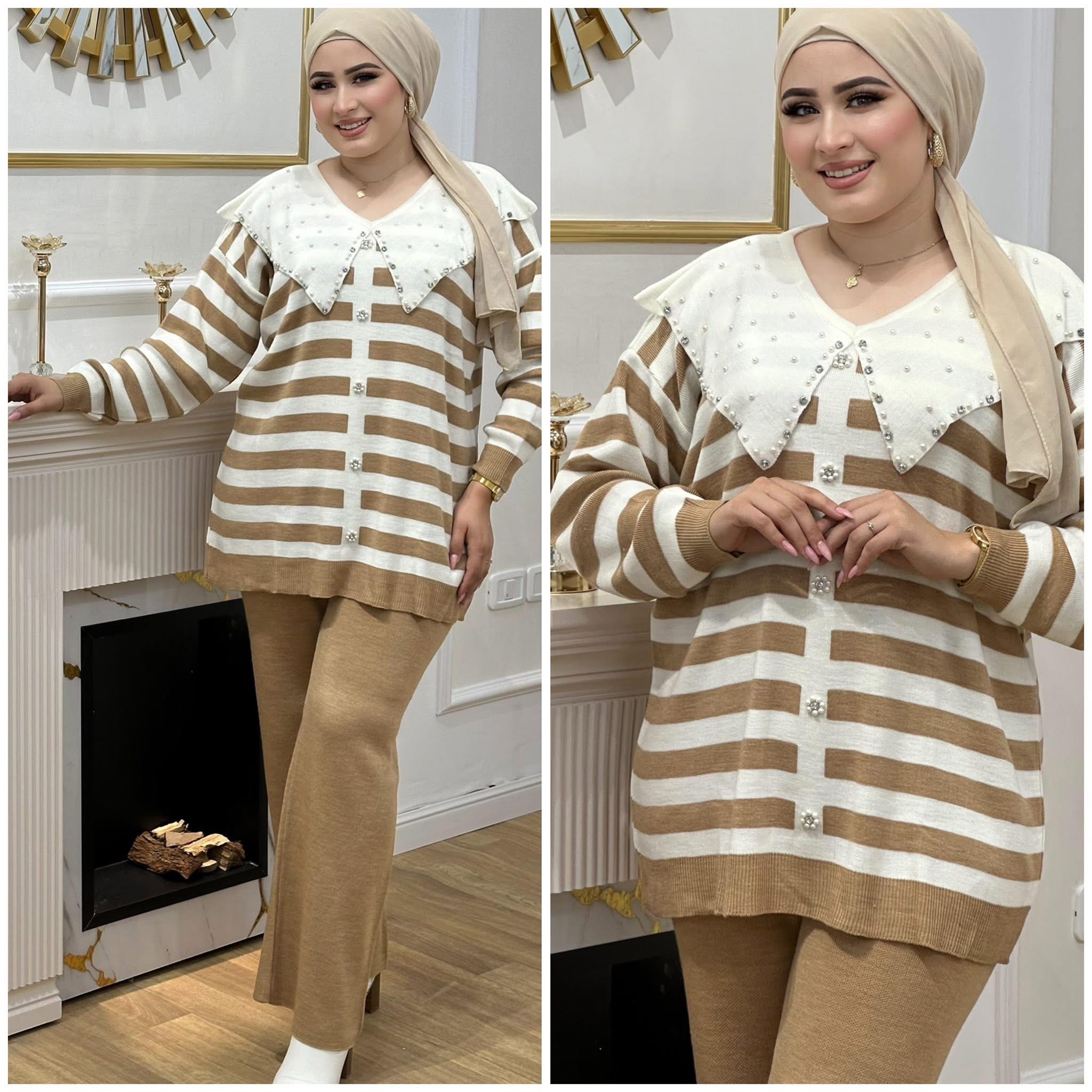 Ensemble laine rayer avec pâte C07