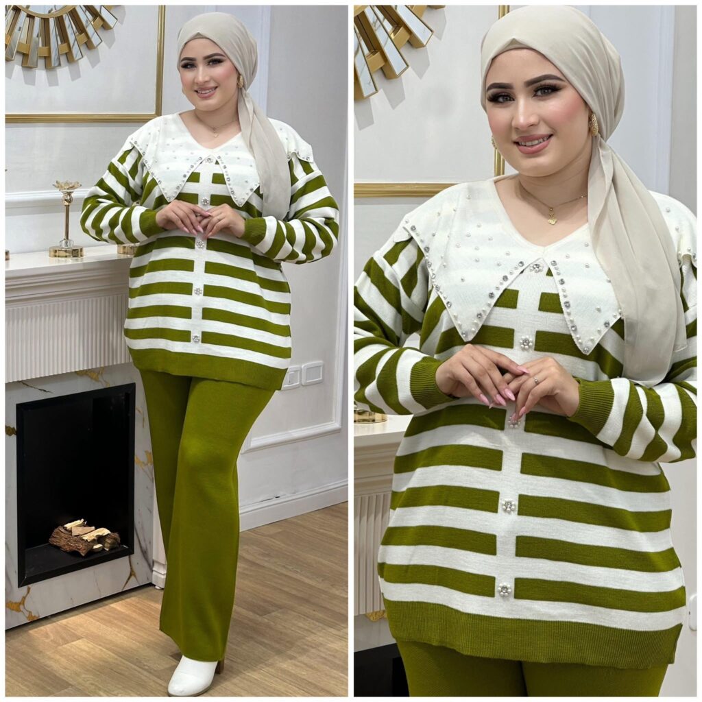 Ensemble laine rayer avec pâte C07