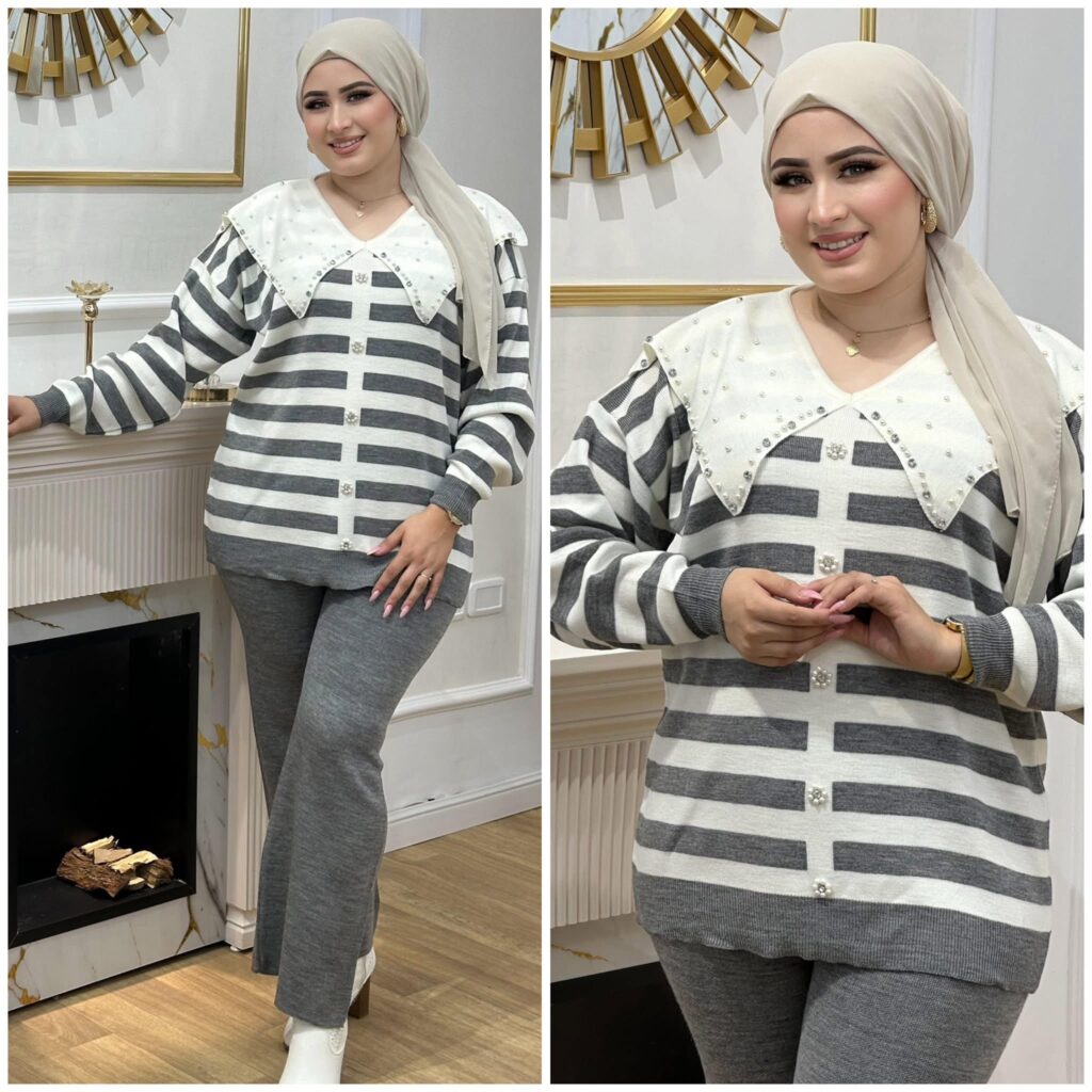 Ensemble laine rayer avec pâte C07