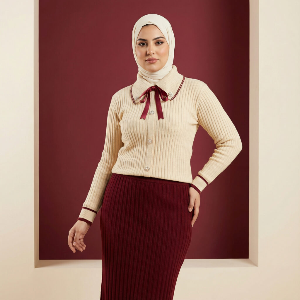 Ensemble Pul & jupe laine