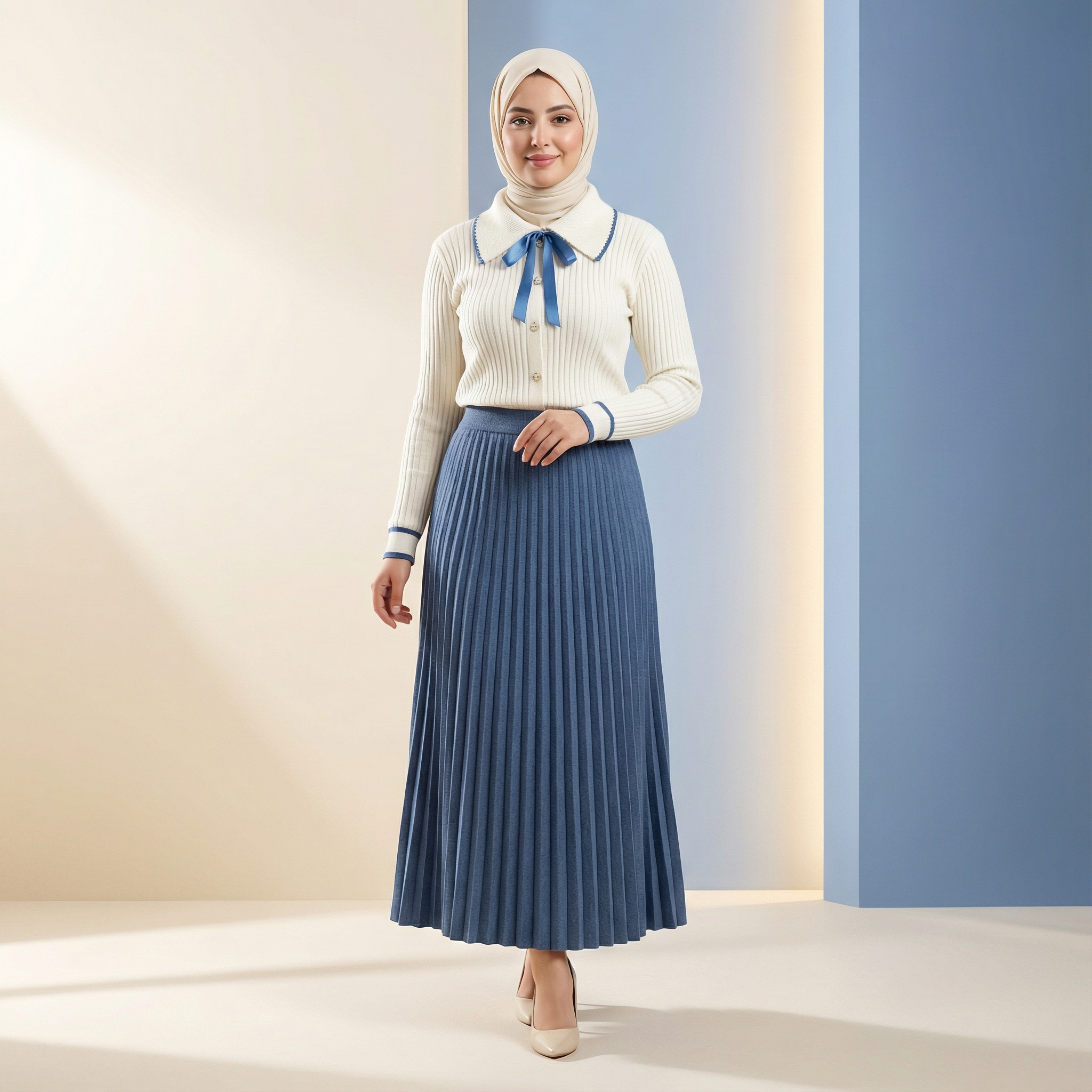 Ensemble Pul & jupe laine