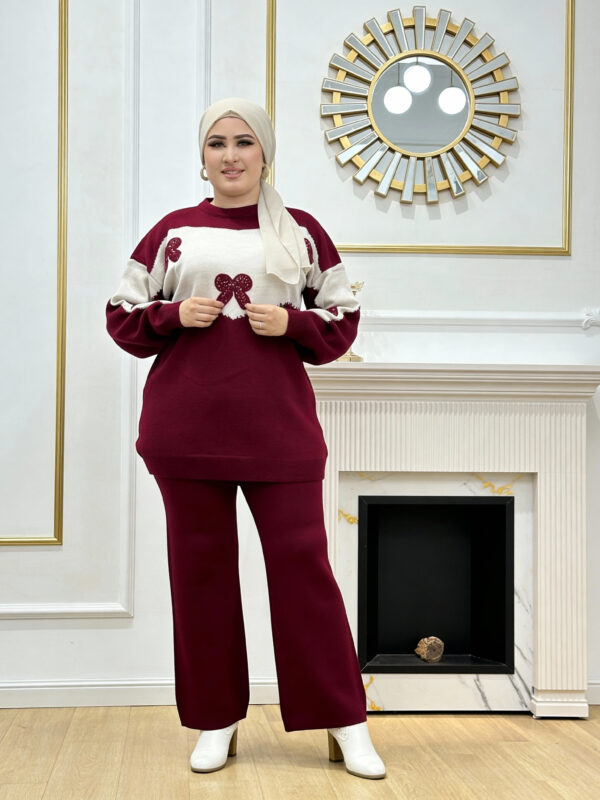 Ensemble papillon en laine douce C14