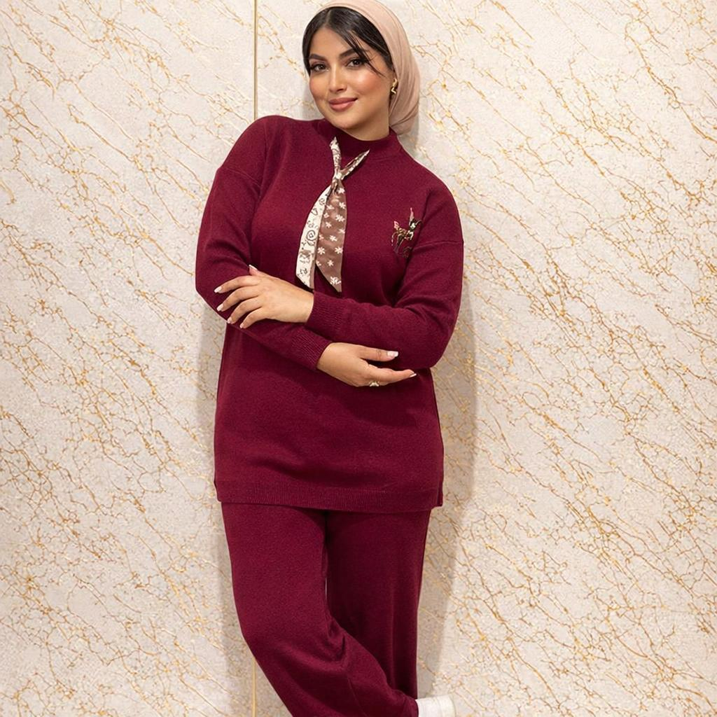 Ensemble en laine c19