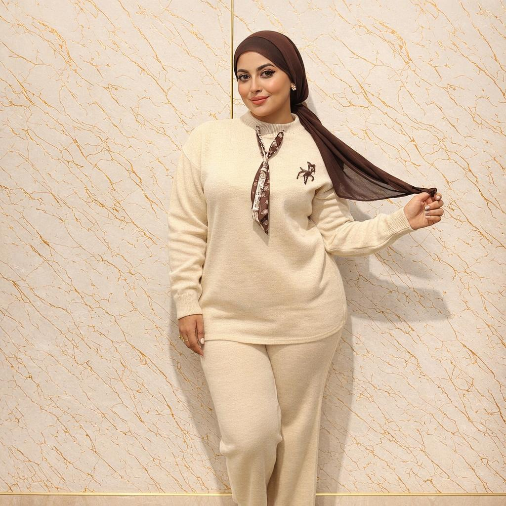 Ensemble en laine c19