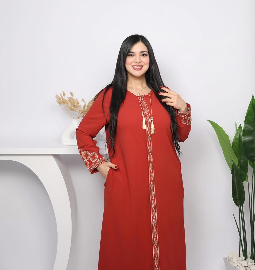 jelbeb omra broderie 3 couleur