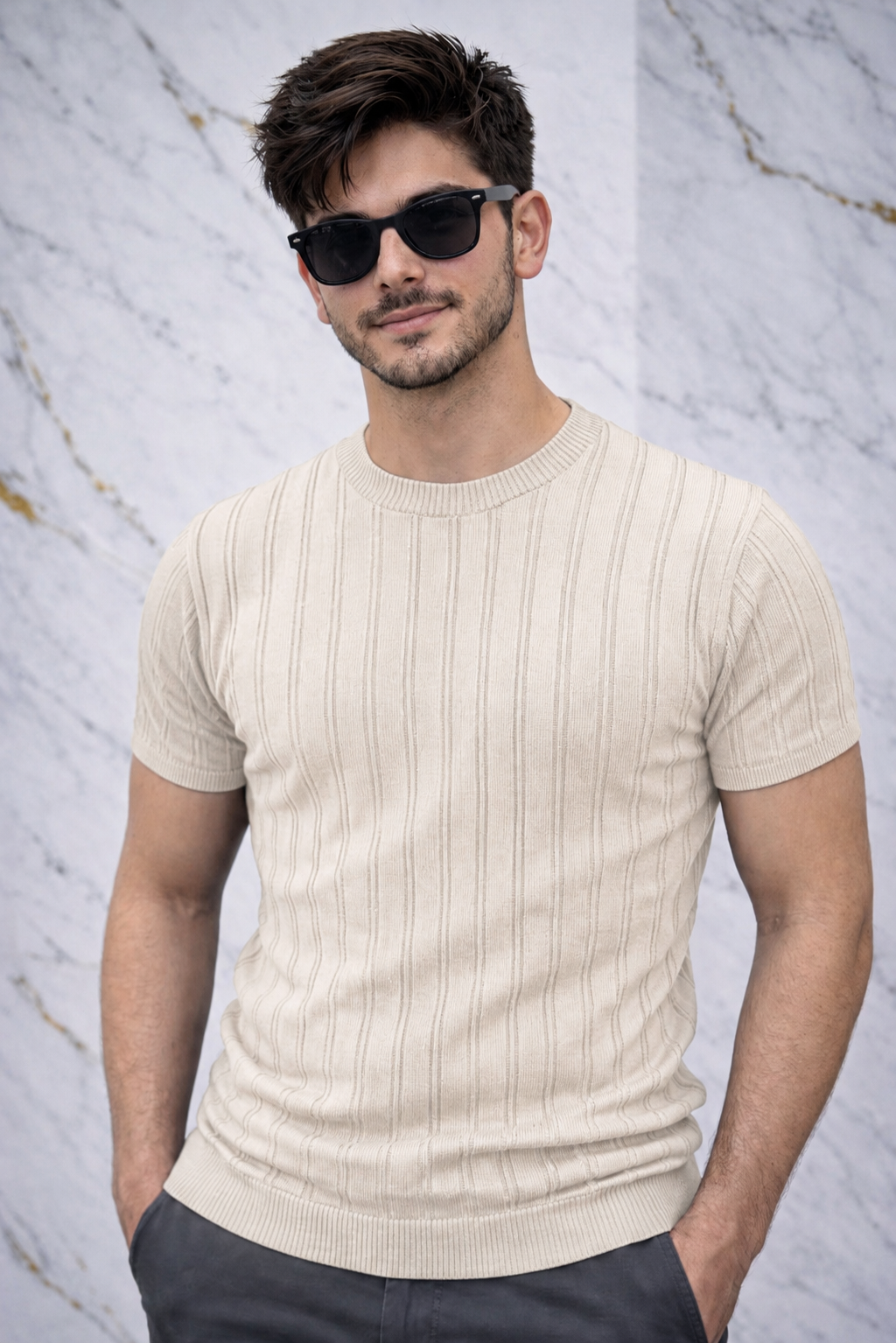 pull homme uni 119