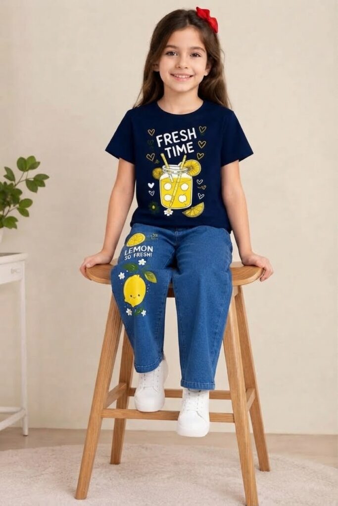 🍋 Ensemble fille lemon