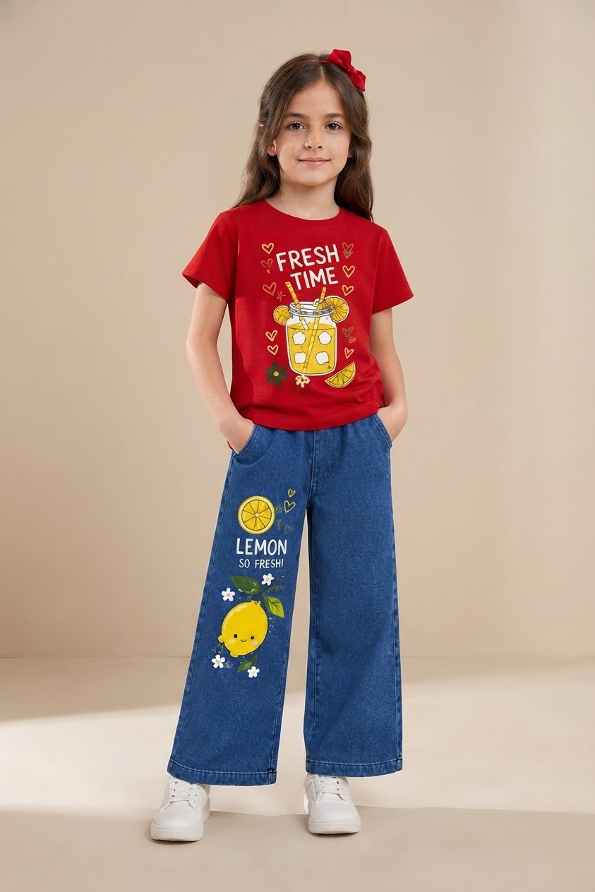 🍋 Ensemble fille lemon
