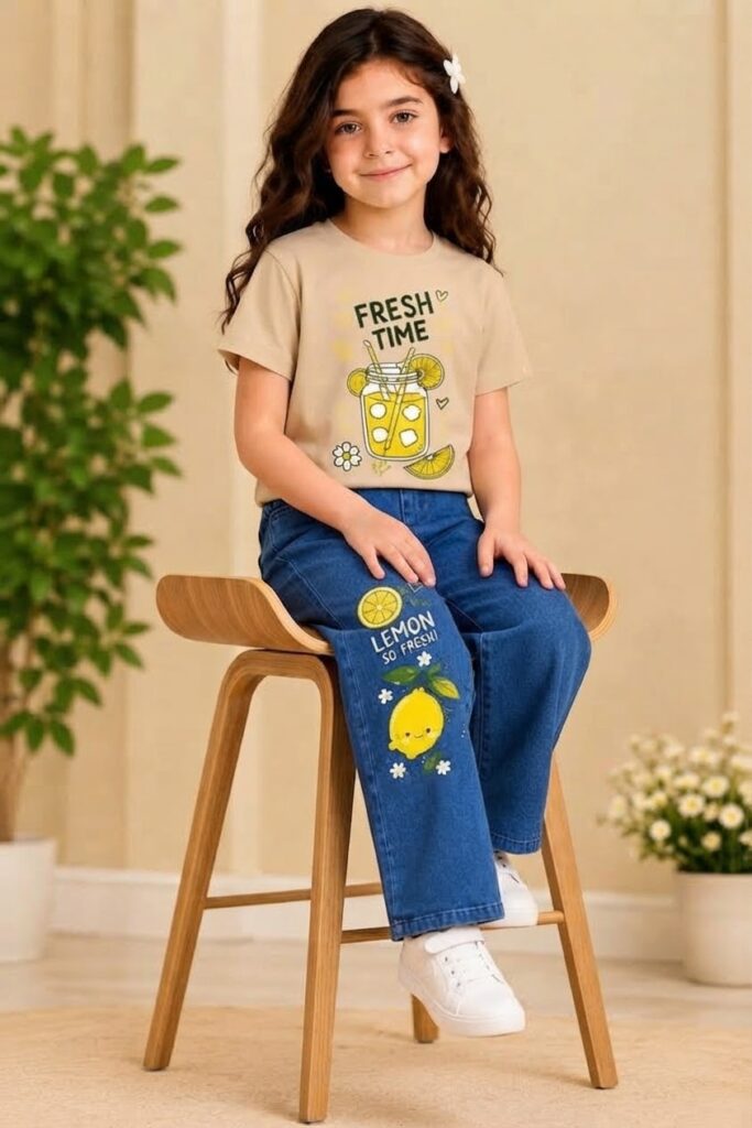 🍋 Ensemble fille lemon